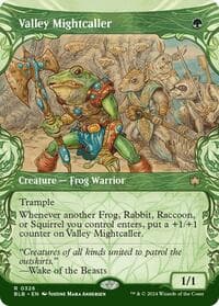 Valley Mightcaller (Showcase) - Bloomburrow - Magic: The Gathering card