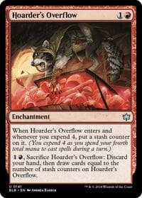 Hoarder's Overflow - Bloomburrow - Magic: The Gathering card
