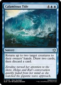 Calamitous Tide - Bloomburrow - Magic: The Gathering card