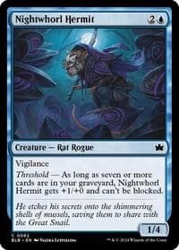 Nightwhorl Hermit - Bloomburrow - Magic: The Gathering card