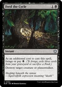 Feed the Cycle - Bloomburrow - Magic: The Gathering card
