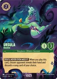 Ursula - Deceiver - D23 Promos - Disney Lorcana card
