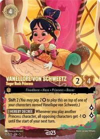 Vanellope von Schweetz - Sugar Rush Princess - D23 Promos - Disney Lorcana card