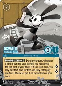 Oswald - The Lucky Rabbit - D23 Promos - Disney Lorcana card