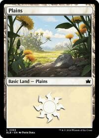 Plains (0369) - Bloomburrow - Magic: The Gathering card
