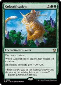 Colossification - Bloomburrow - Magic: The Gathering card