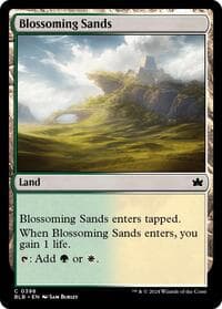 Blossoming Sands - Bloomburrow - Magic: The Gathering card