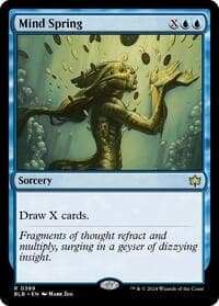 Mind Spring - Bloomburrow - Magic: The Gathering card