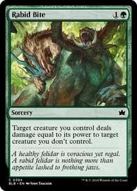 Rabid Bite - Bloomburrow - Magic: The Gathering card