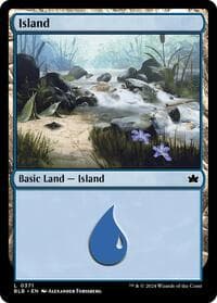 Island (0371) - Bloomburrow - Magic: The Gathering card