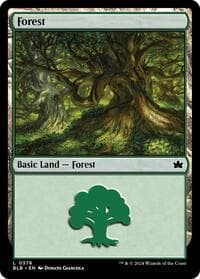 Forest (0378) - Bloomburrow - Magic: The Gathering card