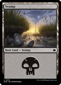 Swamp (0373) - Bloomburrow - Magic: The Gathering card