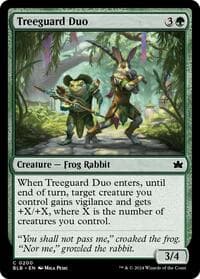 Treeguard Duo - Bloomburrow - Magic: The Gathering card