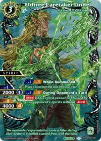 Eldtree Caretaker Lindel (SPR) - Strangers in the Sky - Battle Spirits Saga card