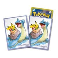 Pokemon TCG: Pokemon Center Japan Exclusive Card Sleeves - Lapras and Pikachu (64-Pack) - Pokemon International Card Sleeves - Card Sleeves card
