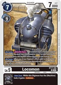 Locomon - Secret Crisis - Digimon Card Game card