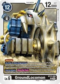 GroundLocomon - Secret Crisis - Digimon Card Game card