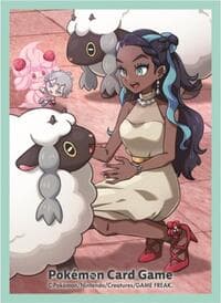 Pokemon TCG: Pokemon Center Japan Exclusive Card Sleeves - Pokemon Trainers Off Shot! Nessa (64-Pack) - Pokemon International Card Sleeves - Card Sleeves card