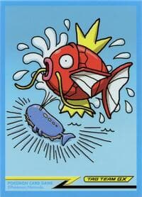Pokemon TCG: Pokemon Center Japan Exclusive Card Sleeves - Magikarp & Wailord Tag Team GX (64-Pack) - Pokemon International Card Sleeves - Card Sleeves card