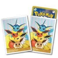 Pokemon TCG: Pokemon Center Japan Exclusive Card Sleeves - Friendly Eeveelutions (64-Pack) - Pokemon International Card Sleeves - Card Sleeves card