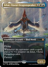 Ishai, Ojutai Dragonspeaker (Borderless) - Commander: Bloomburrow - Magic: The Gathering card