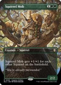 Squirrel Mob (Borderless) - Commander: Bloomburrow - Magic: The Gathering card