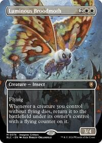 Luminous Broodmoth (Borderless) - Commander: Bloomburrow - Magic: The Gathering card