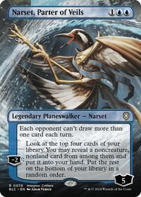 Narset, Parter of Veils (Borderless) - Commander: Bloomburrow - Magic: The Gathering card