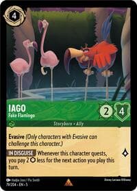 Iago - Fake Flamingo - Shimmering Skies - Disney Lorcana card
