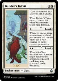 Builder's Talent - Bloomburrow - Magic: The Gathering card