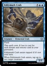 Eddymurk Crab - Bloomburrow - Magic: The Gathering card