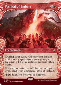 Festival of Embers (Showcase) - Bloomburrow - Magic: The Gathering card