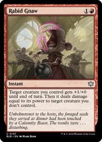 Rabid Gnaw - Bloomburrow - Magic: The Gathering card