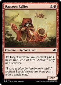 Raccoon Rallier - Bloomburrow - Magic: The Gathering card