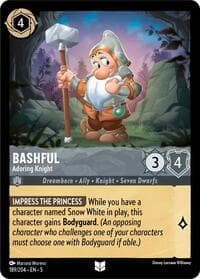 Bashful - Adoring Knight - Shimmering Skies - Disney Lorcana card