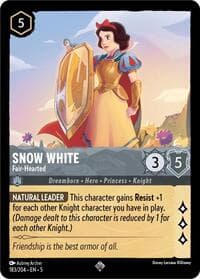 Snow White - Fair-Hearted - Shimmering Skies - Disney Lorcana card