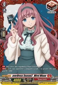 overDress Season2 , Mirei Minae - D Promo Cards - Cardfight Vanguard card
