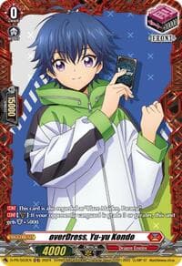 OverDress Yu-yu Kondo - D Promo Cards - Cardfight Vanguard card
