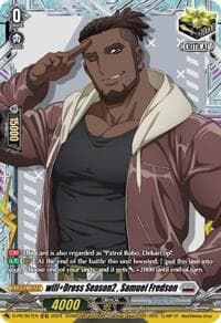 will+Dress Season2 , Samuel Fredson - D Promo Cards - Cardfight Vanguard card