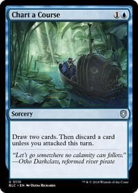Chart a Course - Commander: Bloomburrow - Magic: The Gathering card