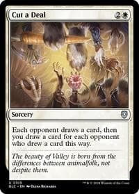 Cut a Deal - Commander: Bloomburrow - Magic: The Gathering card