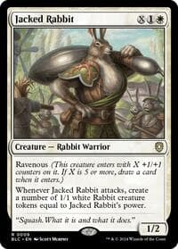 Jacked Rabbit - Commander: Bloomburrow - Magic: The Gathering card