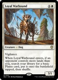 Loyal Warhound - Commander: Bloomburrow - Magic: The Gathering card