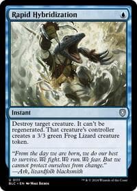 Rapid Hybridization - Commander: Bloomburrow - Magic: The Gathering card