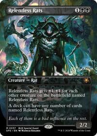 Relentless Rats (Borderless) - Special Guests - Magic: The Gathering card