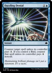 Dazzling Denial - Bloomburrow - Magic: The Gathering card