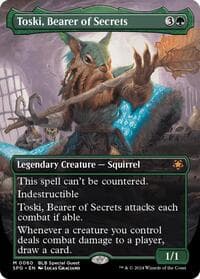 Toski, Bearer of Secrets (Borderless) - Special Guests - Magic: The Gathering card