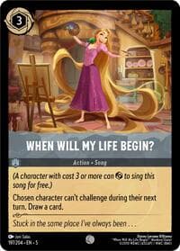 When Will My Life Begin? - Shimmering Skies - Disney Lorcana card