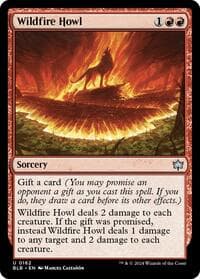 Wildfire Howl - Bloomburrow - Magic: The Gathering card