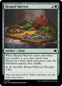 Heaped Harvest - Bloomburrow - Magic: The Gathering card